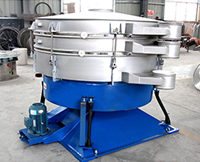 搖擺篩的搖擺多靠四周的拉桿，進(jìn)行左右搖擺從而實(shí)現(xiàn)篩網(wǎng)中物料的篩分作用。