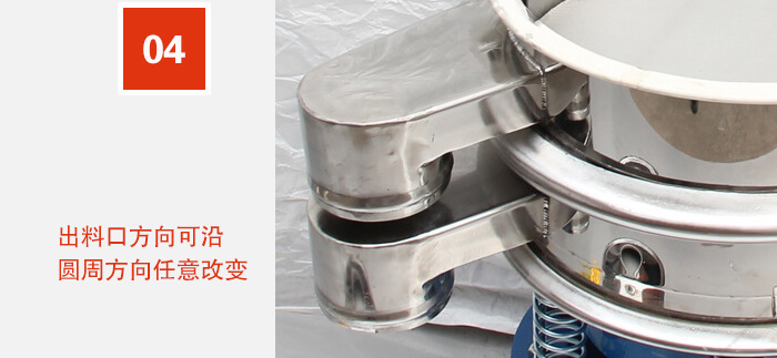 出料口方向可沿圓周方向任意改變。